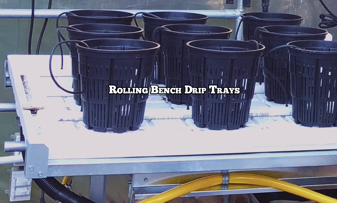 Rolling Bench Drip Trays